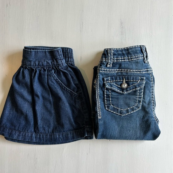 2️⃣ Piece Toddler Girl Denim Bundle |‎ Lot - Picture 1 of 9